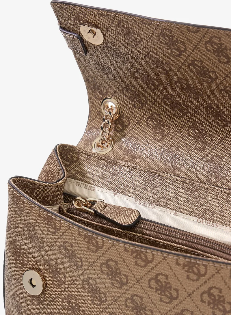 GUESS  Yesba Flap Over Covertible Crossbody Bag for Women | Best Price UAE